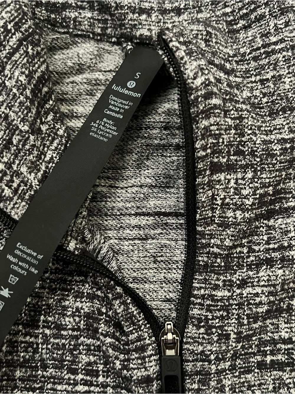 Lululemon Mens Surge Warm Hoodie Full Zip Gray Heathered Size S